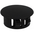 ; Stopper; polyamide; Wall thick: 3.3mm; Øhole: 20mm; H: 10.1mm; black; FIX&FASTEN ; Stopper; polyamide; Wall thick: 3.3mm; Øhole: 20mm; H: 10.1mm; black; FIX&FASTEN