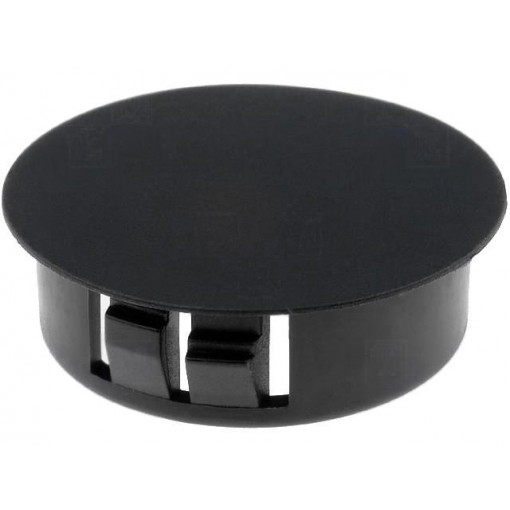 ; Stopper; polyamide; Wall thick: 3.3mm; Øhole: 30mm; H: 11.3mm; black; FIX&FASTEN ; Stopper; polyamide; Wall thick: 3.3mm; Øhole: 30mm; H: 11.3mm; black; FIX&FASTEN