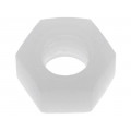 ; Nut; hexagonal; M5; polyamide; H: 4.4mm; 8mm; FIX&FASTEN