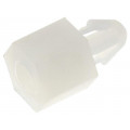; PCB distance; polyamide; L: 5mm; Colour: natural; Ømount.hole: 3mm; FIX&FASTEN