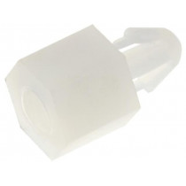 ; PCB distance; polyamide; L: 5mm; Colour: natural; Ømount.hole: 3mm; FIX&FASTEN