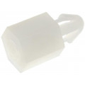 ; PCB distance; polyamide; L: 6mm; Colour: natural; Ømount.hole: 3mm; FIX&FASTEN