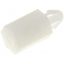 ; PCB distance; polyamide; L: 8mm; Colour: natural; Ømount.hole: 3mm; FIX&FASTEN
