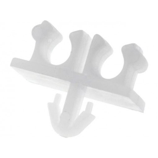 ; Holder; polyamide; natural; Application: Cable P-clips; 2.75mm; FIX&FASTEN
