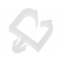 ; Snap handle; polyamide; Int.width: 7.9mm; natural; UL94V-2; FIX&FASTEN