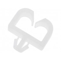 ; Snap handle; polyamide; Int.width: 9mm; natural; UL94V-2; FIX&FASTEN