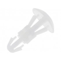 ; Assembly stud; polyamide; L: 6mm; snap fastener; Colour: natural; FIX&FASTEN