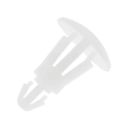 ; Assembly stud; polyamide; L: 6.3mm; snap fastener; Colour: natural; FIX&FASTEN