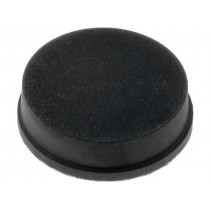 ; Self-adhesive foot; black; rubber; A: 11.3mm; B: 10.7mm; E: 3.2mm; FIX&FASTEN ; Self-adhesive foot; black; rubber; A: 11.3mm; B: 10.7mm; E: 3.2mm; FIX&FASTEN