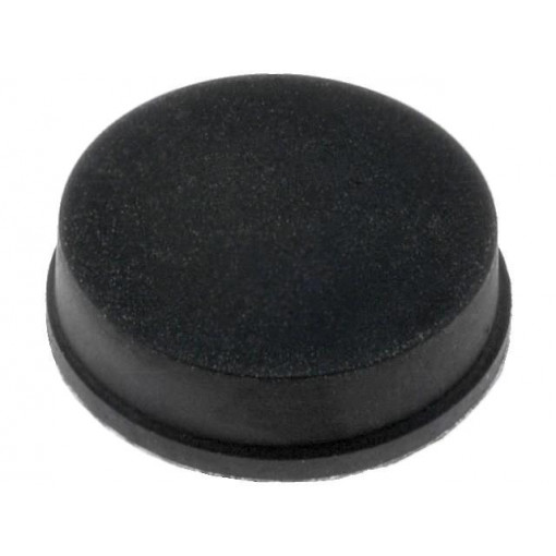 ; Self-adhesive foot; black; rubber; A: 11.3mm; B: 10.7mm; E: 3.2mm; FIX&FASTEN ; Self-adhesive foot; black; rubber; A: 11.3mm; B: 10.7mm; E: 3.2mm; FIX&FASTEN