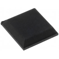 ; Self-adhesive foot; black; rubber; A: 10.5mm; B: 8.6mm; C: 2.5mm; FIX&FASTEN