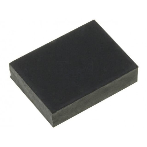 ; Self-adhesive foot; H: 3mm; black; rubber; W: 11.5mm; L: 8mm; FIX&FASTEN
