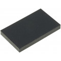 ; Self-adhesive foot; H: 3mm; black; rubber; W: 15mm; L: 25mm; FIX&FASTEN