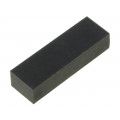 ; Self-adhesive foot; H: 3.6mm; black; rubber; W: 16mm; L: 5mm; FIX&FASTEN