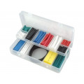 FIX-SHT-SET1; Set of heat shrink sleeves; 2: 1; polyolefine; Pcs: 171; FIX&FASTEN
