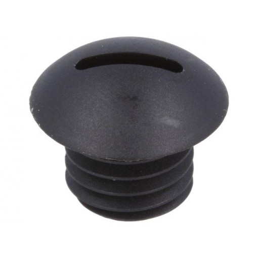 ; Stopper; M10; Mat: polyamide; black; FIX&FASTEN