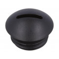 ; Stopper; M12; Mat: polyamide; black; FIX&FASTEN