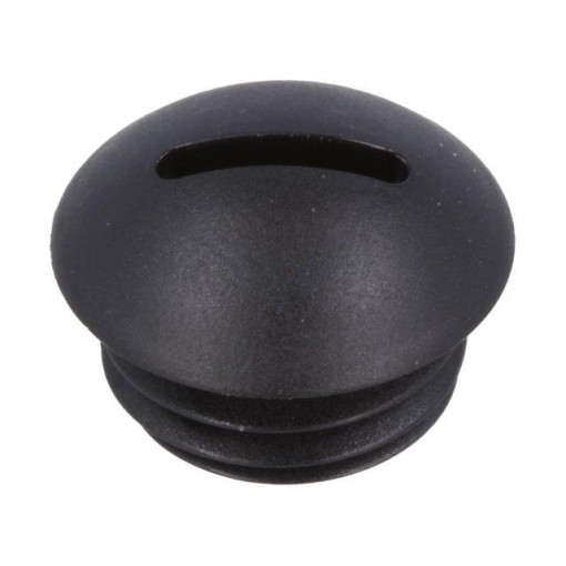 ; Stopper; M12; Mat: polyamide; black; FIX&FASTEN