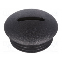 ; Stopper; M20; Mat: polyamide; black; FIX&FASTEN