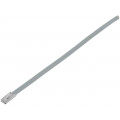 ; Cable tie; L: 152mm; W: 4.5mm; stainless steel; V: with ball lock; FIX&FASTEN