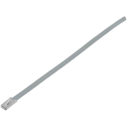 ; Cable tie; L: 152mm; W: 4.5mm; stainless steel; V: with ball lock; FIX&FASTEN