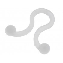 ; Cable clips; 5mm; polyamide; natural; UL94V-2; FIX&FASTEN