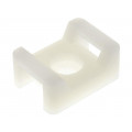 ; Cable tie holder; polyamide; natural; Tie width: 9.2mm; Ht: 9.6mm; FIX&FASTEN