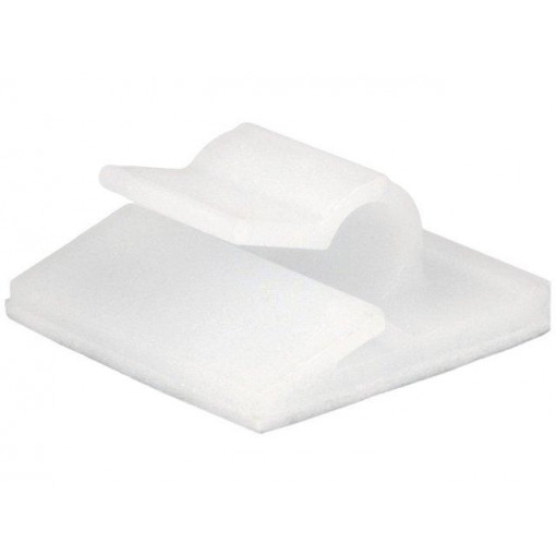 ; Self-adhesive cable holder; 5.2mm; polyamide; natural; UL94V-2; FIX&FASTEN