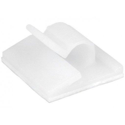 ; Self-adhesive cable holder; 6mm; polyamide; natural; UL94V-2; FIX&FASTEN