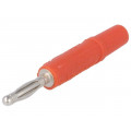 FK 02 L NI/RT; Plug; 2mm banana; 10A; 70VDC; red; Plating: nickel plated; -25÷90°C; SCHÜTZINGER FK 02 L NI/RT; Plug; 2mm banana; 10A; 70VDC; red; Plating: nickel plated; -25÷90°C; SCHÜTZINGER