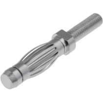 FK1199NI; Plug; 4mm banana; 32A; 60VDC; 27.5mm; Plating: nickel plated; SCHÜTZINGER