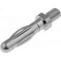 FK1209NI; Plug; 4mm banana; 32A; 60VDC; 26mm; Plating: nickel plated; SCHÜTZINGER