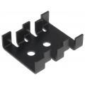 FK210SACB; Heatsink: moulded; SOT32,TO220; black; L: 30mm; W: 25.4mm; H: 8mm; FISCHER ELEKTRONIK