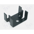 FK213SA32; Heatsink: moulded; SOT32; black; L: 18mm; W: 25.4mm; H: 13mm; 21K/W; FISCHER ELEKTRONIK
