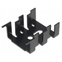FK216SACB; Heatsink: moulded; SOT32,TO220; black; L: 33mm; W: 25.4mm; H: 13mm; FISCHER ELEKTRONIK