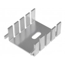 FK 222 MI; Heatsink: moulded; TO220; L: 33mm; W: 25.4mm; H: 12.7mm; 20K/W; plain; FISCHER ELEKTRONIK