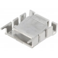 FK 224 MI P SIP; Heatsink: moulded; P-SIP; natural; L: 29.4mm; W: 25mm; H: 8.3mm; 18K/W; FISCHER ELEKTRONIK