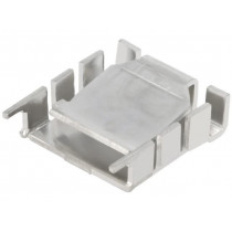 FK 224 MI P SIP; Heatsink: moulded; P-SIP; natural; L: 29.4mm; W: 25mm; H: 8.3mm; 18K/W; FISCHER ELEKTRONIK