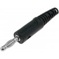FK8LNI/SW; Plug; 4mm banana; 32A; 60VDC; black; Max.wire diam: 2.8mm; SCHÜTZINGER FK8LNI/SW; Plug; 4mm banana; 32A; 60VDC; black; Max.wire diam: 2.8mm; SCHÜTZINGER