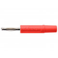 FK 9 S NI/RT; Plug; 4mm banana; 32A; 70VDC; red; non-insulated; SCHÜTZINGER