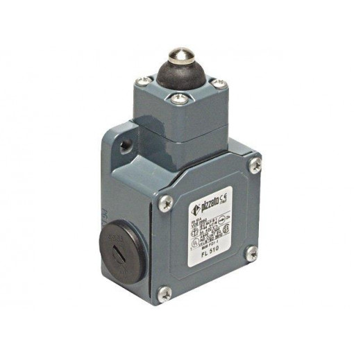 FL 510; Limit switch; rubber seal,pin plunger Ø10mm; NO + NC; 10A; IP67; PIZZATO ELETTRICA