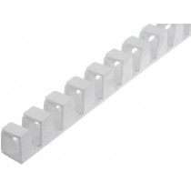 164-11108; Wiring duct; Colour: white; Mat: polypropylene; UL94V-0; L: 0.5m; HELLERMANNTYTON