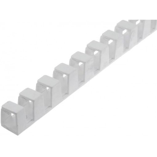 164-11108; Wiring duct; Colour: white; Mat: polypropylene; UL94V-0; L: 0.5m; HELLERMANNTYTON