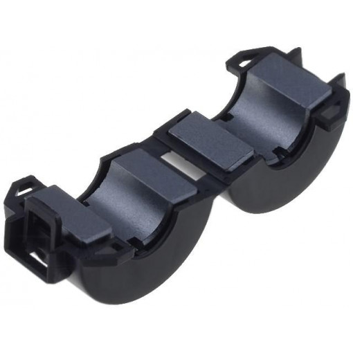 FLF-120B; Ferrite: two-piece; on round cable; Ø: 11.5mm; 50Ω; A: 28mm; B: 32mm; FERROCORE