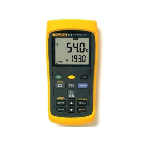 FLUKE 54; Meter: temperature; double LCD,with a backlit; -200÷1372°C; FLUKE