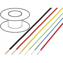 FLRY-B1.50-BL; Wire; FLRY-B; stranded; Cu; 1.5mm2; PVC; blue; 60V; 100m; Class: 5; BQ CABLE