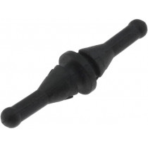 FM-1; Fastener for fans and protections; Ømount.hole: 5mm; black; RICHCO