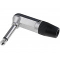 SEP/1C (FM1088); Plug; Jack 6,35mm; male; mono; angled 90°; for cable; soldering; CLIFF SEP/1C (FM1088); Plug; Jack 6,35mm; male; mono; angled 90°; for cable; soldering; CLIFF