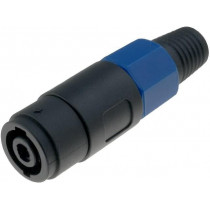 FM1255; Plug; loudspeaker; male; with strain relief; PIN: 4; for cable; CLIFF
