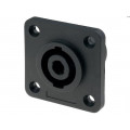 FM1275; Socket; loudspeaker; male; with flange,large; PIN: 4; CLIFF FM1275; Socket; loudspeaker; male; with flange,large; PIN: 4; CLIFF